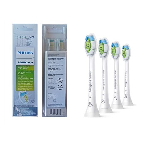 Philips | HX6064/10 | Toothbrush replacement | Heads | For adults | Number of brush heads included 4 | Number of teeth brushing - 3